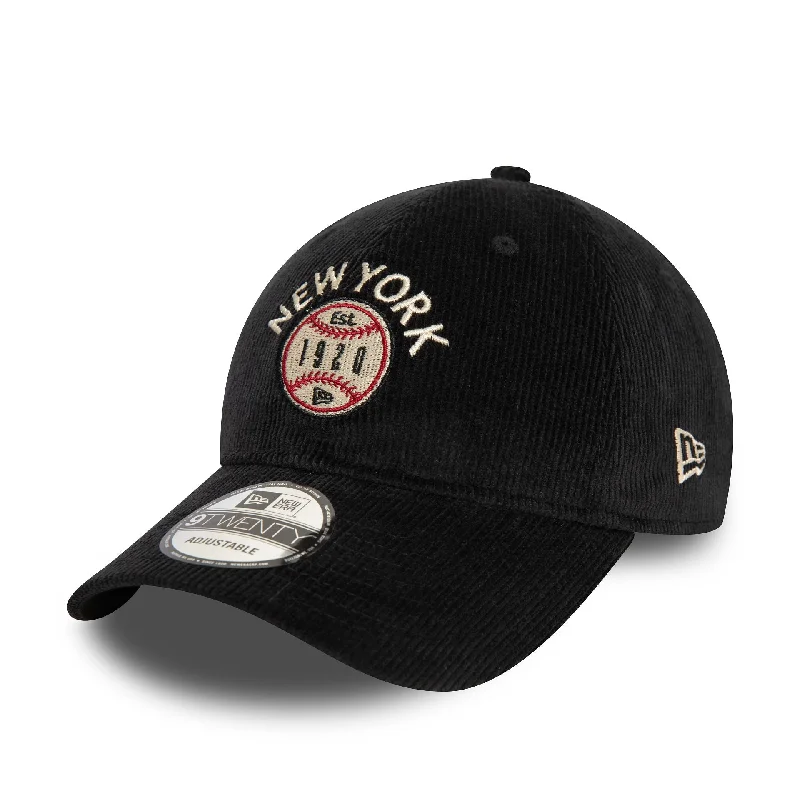 New Era Cord Black 9TWENTY Adjustable Cap