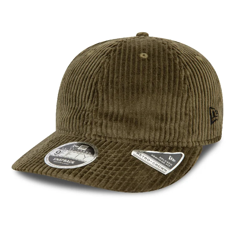 New Era Cord Khaki 9FIFTY Retro Crown Cap