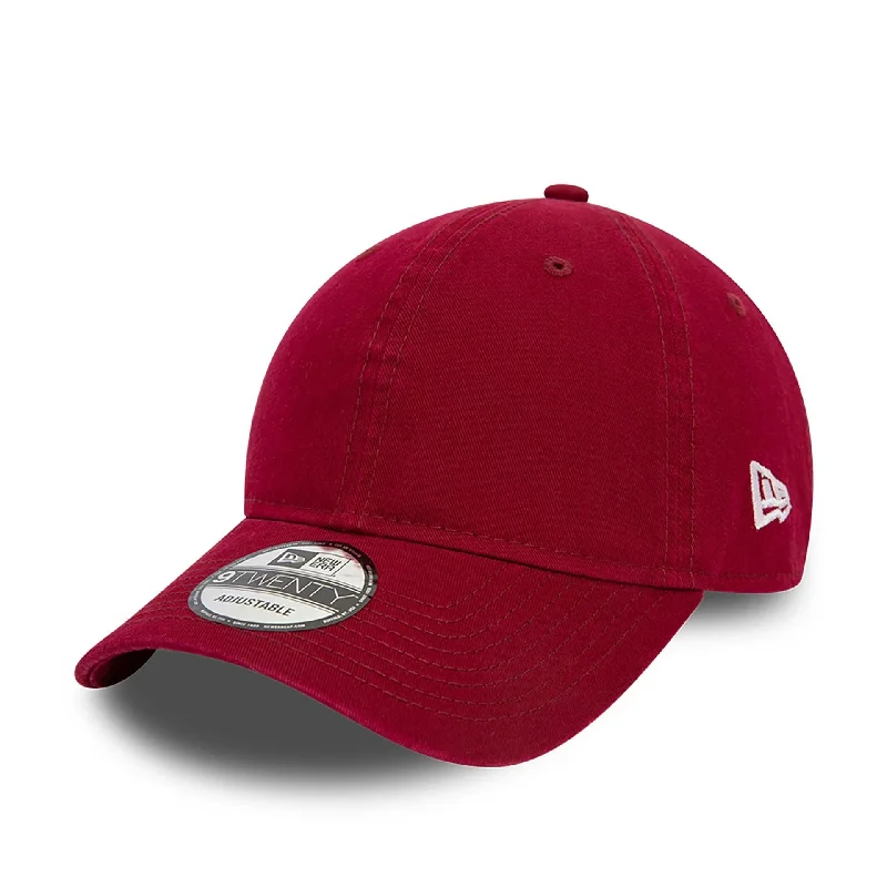 New Era Essential Dark Red 9TWENTY Adjustable Cap