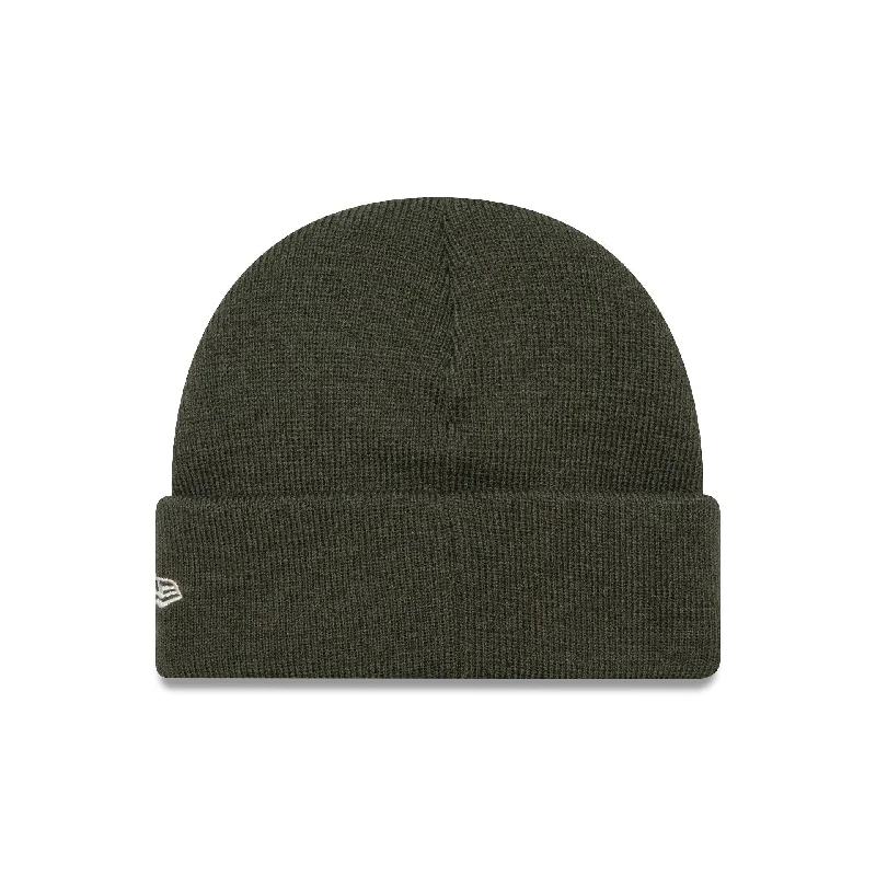 New Era Green Short Cuff Knit Beanie Hat