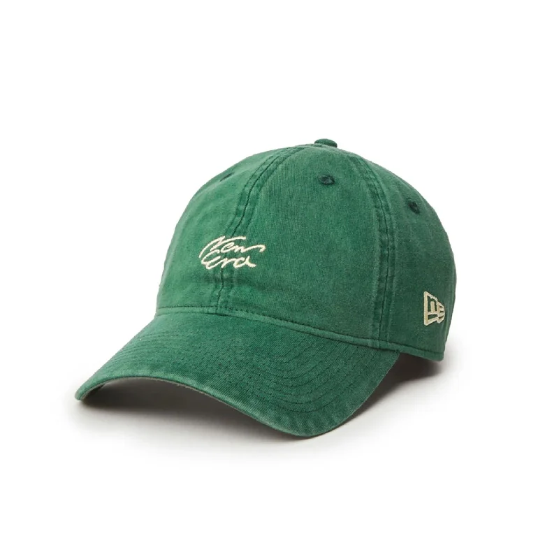 New Era Japan Sand Wash Dark Green 9TWENTY Adjustable Cap