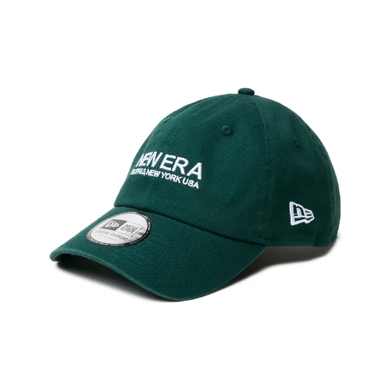 New Era Japan The Origin Strap Logo Dark Green Casual Classic Adjustable Cap