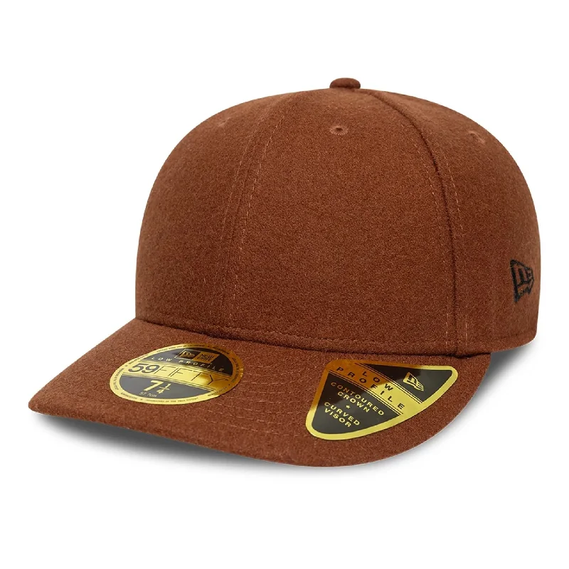 New Era Melton Wool Brown Low Profile 59FIFTY Fitted Cap