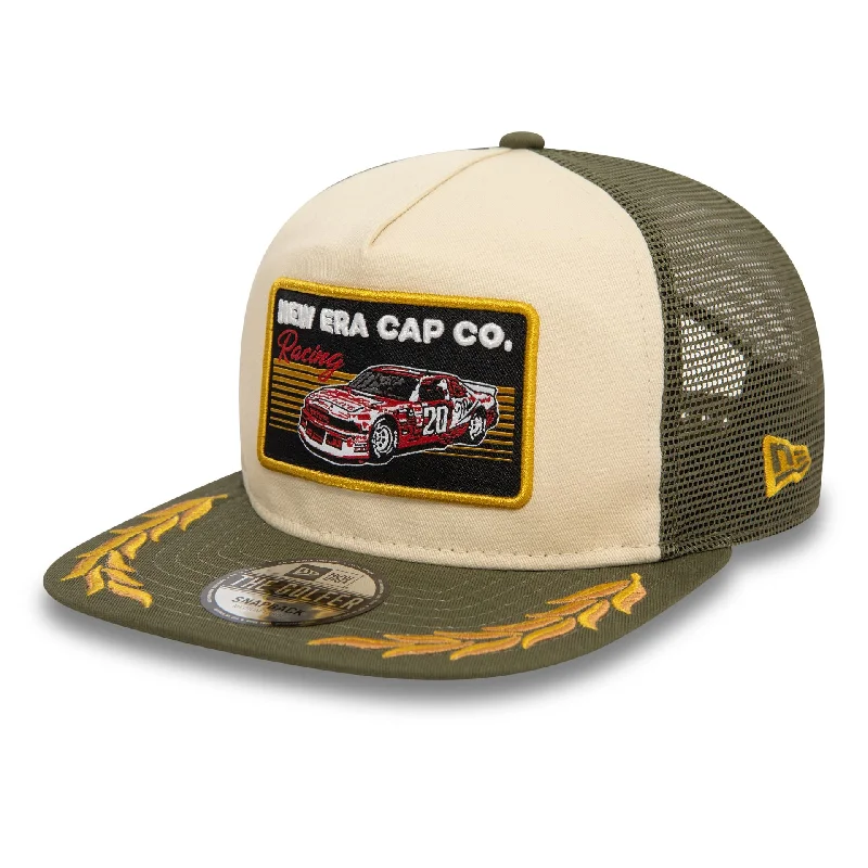 New Era Motorsport Green Golfer Cap