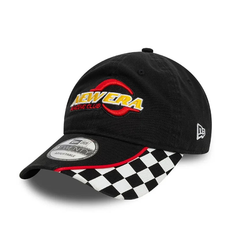 New Era Racing Black 9TWENTY Adjustable Cap