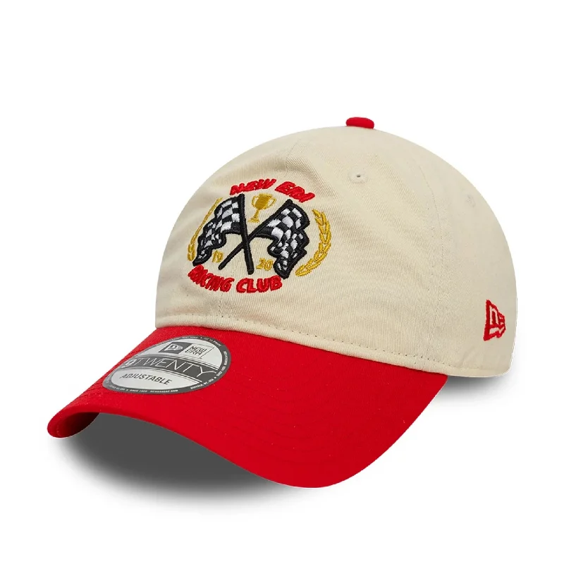 New Era Racing Light Beige 9TWENTY Adjustable Cap