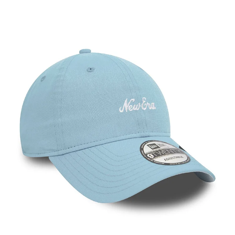 New Era Repreve Heritage Script Pastel Blue 9TWENTY Adjustable Cap