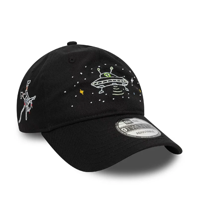 New Era Scribble Black 9TWENTY Adjustable Cap