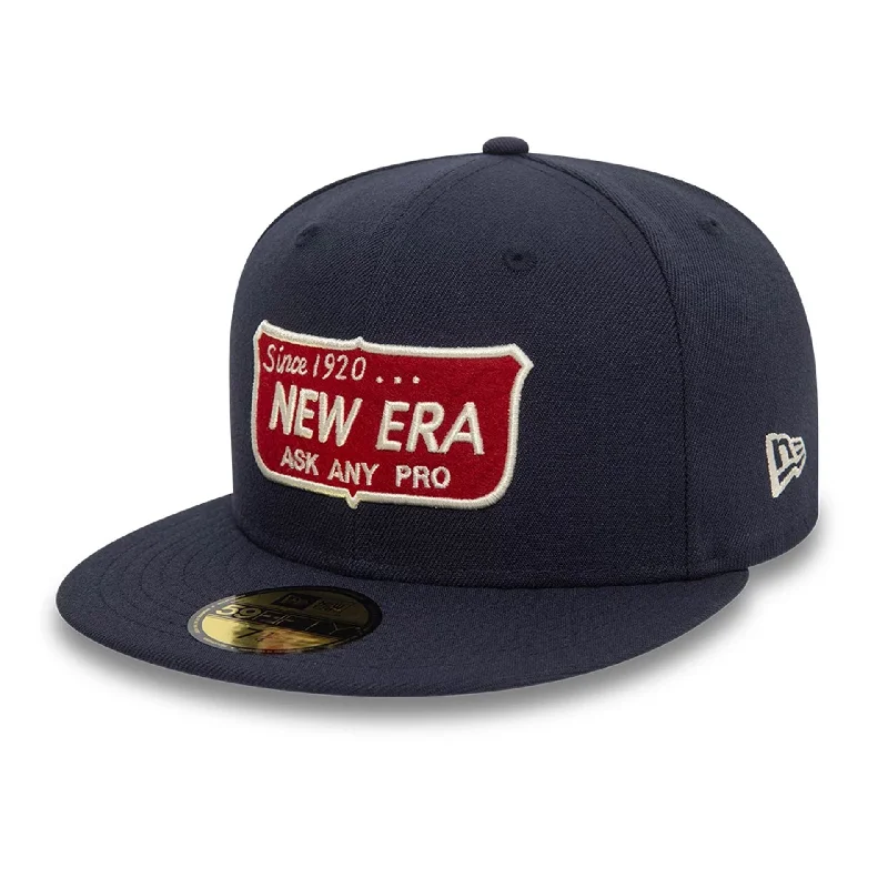 New Era Shield Navy 59FIFTY Fitted Cap