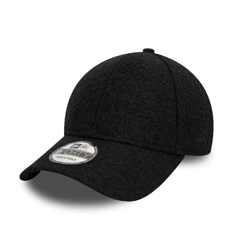 New Era x Moon Wool Black 9FORTY Adjustable Cap