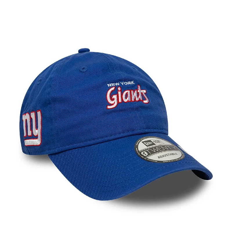 New York Giants NFL International Series Games 2024 Blue 9TWENTY Adjustable Cap