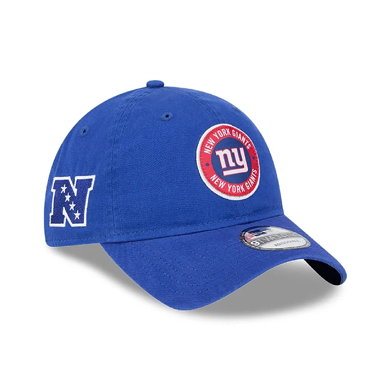 New York Giants NFL Sideline 2024 Blue 9TWENTY Adjustable Cap