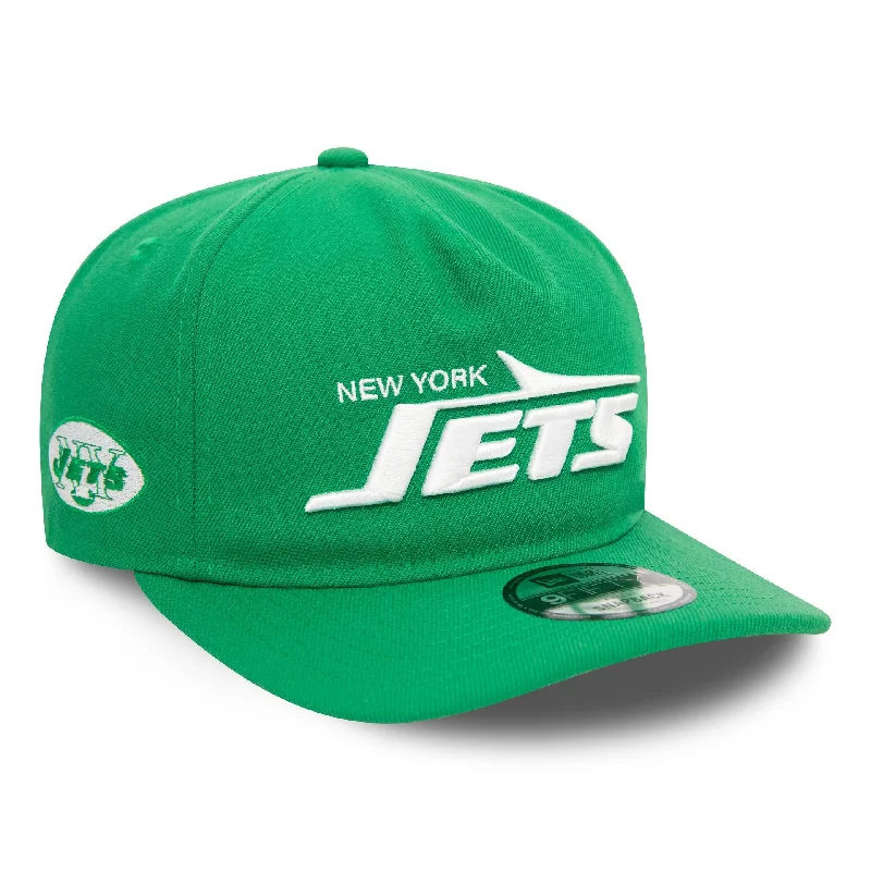 New York Jets NFL Coaches Green 9FIFTY A-Frame Snapback Cap