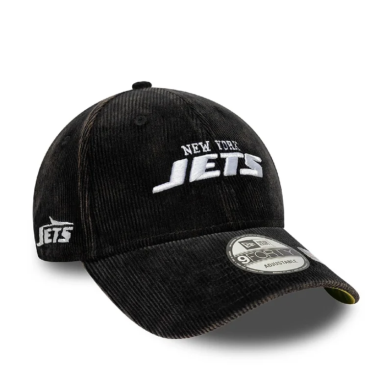 New York Jets NFL International Series Games 2024 Black 9FORTY Adjustable Cap