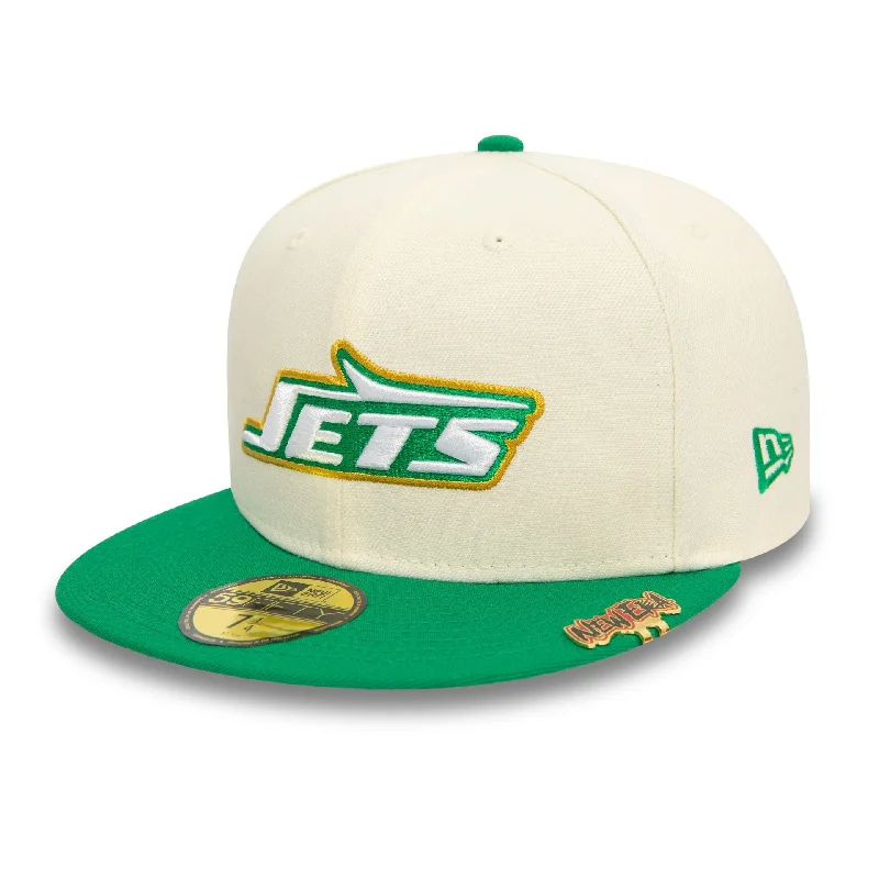 New York Jets NFL Pin Pack White 59FIFTY Fitted Cap