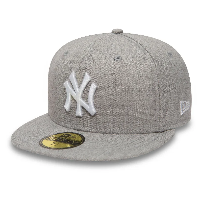 New York Yankees Essential Heather Grey 59FIFTY Cap