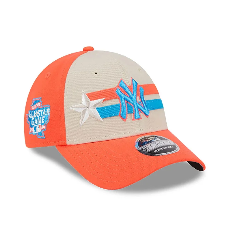 New York Yankees MLB All Star Game 2024 Orange 9FORTY Stretch Snap Cap