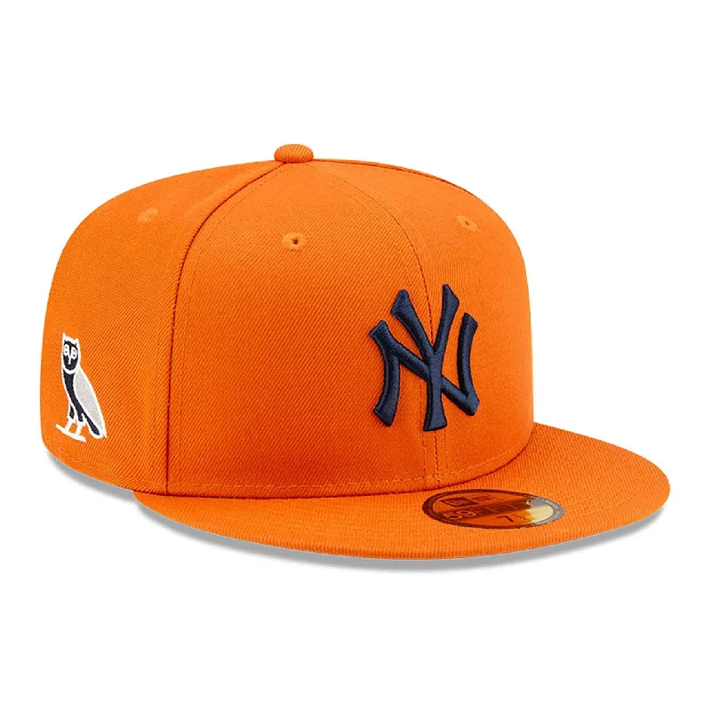 New York Yankees OVO x MLB 2024 Light Brown 59FIFTY Fitted Cap