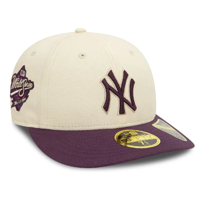 New York Yankees Seasonal World Series Cream Low Profile 59FIFTY Fitted Cap