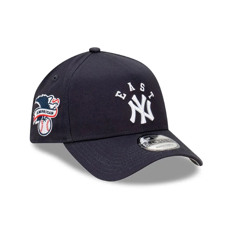 New York Yankees Team Division Navy 9FORTY A-Frame Adjustable Cap