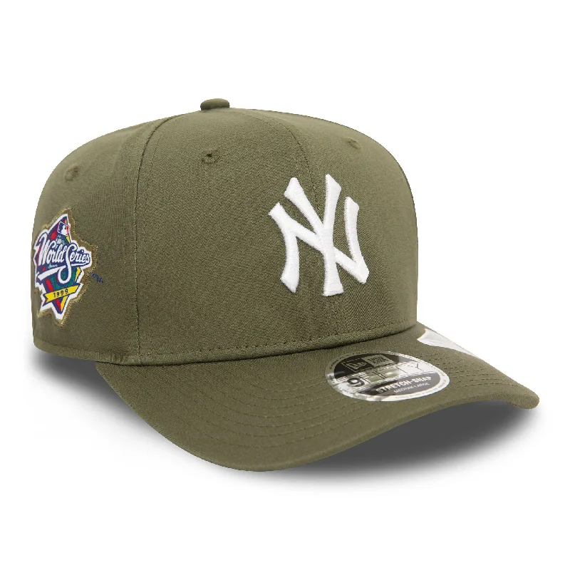 New York Yankees World Series Green 9FIFTY Stretch Snap Cap