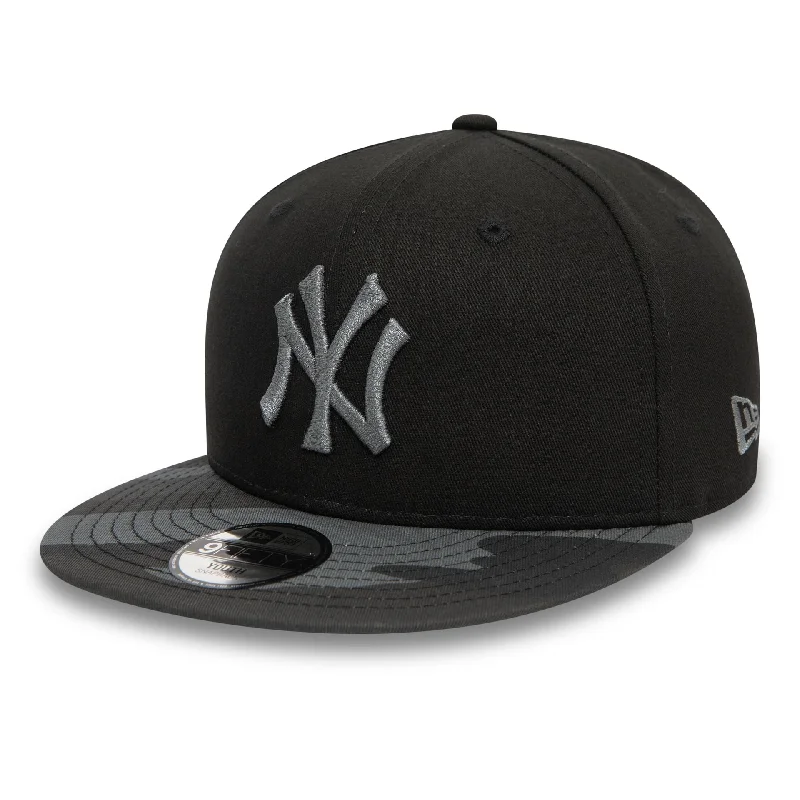 New York Yankees Youth Contrast Black 9FIFTY Snapback Cap