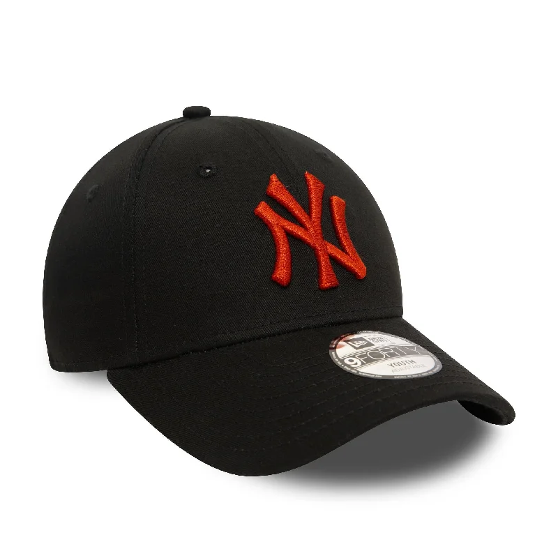 New York Yankees Youth League Essential Black 9FORTY Adjustable Cap