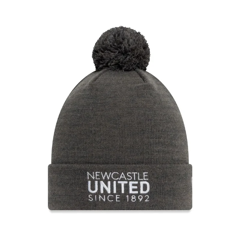 Newcastle United FC Polylana® Dark Grey Cuff Knit Beanie Hat