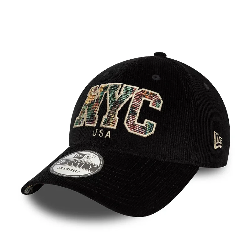 NYC City Jacquard Black 9FORTY Adjustable Cap