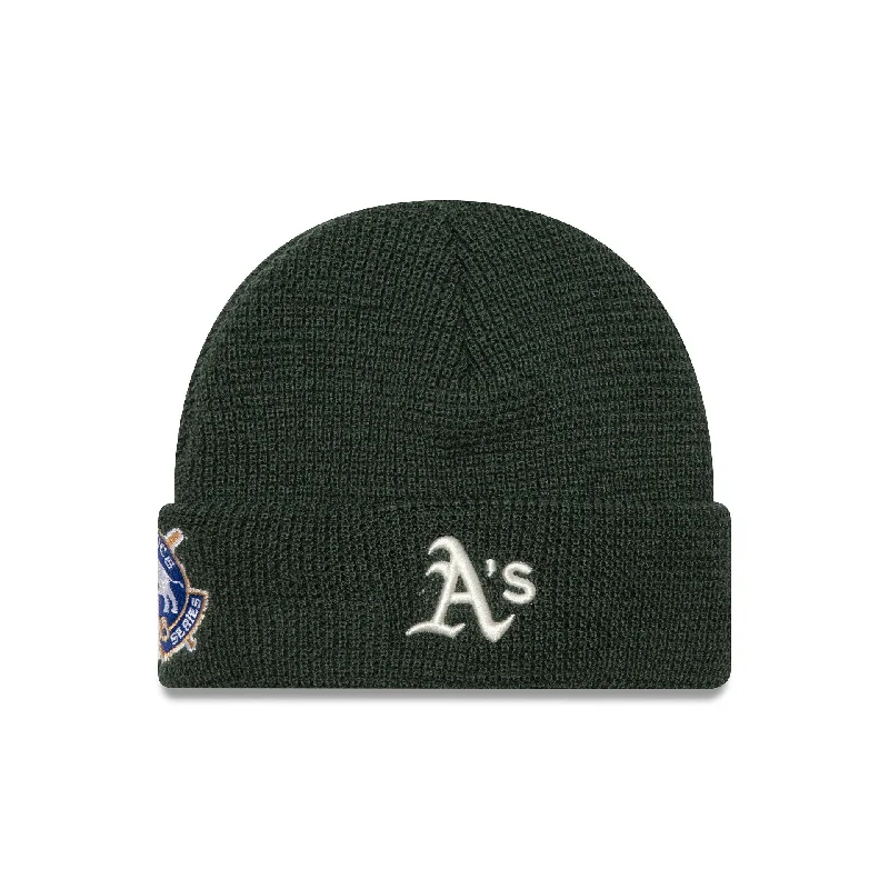 Oakland Athletics Dark Green Short Cuff Knit Beanie Hat