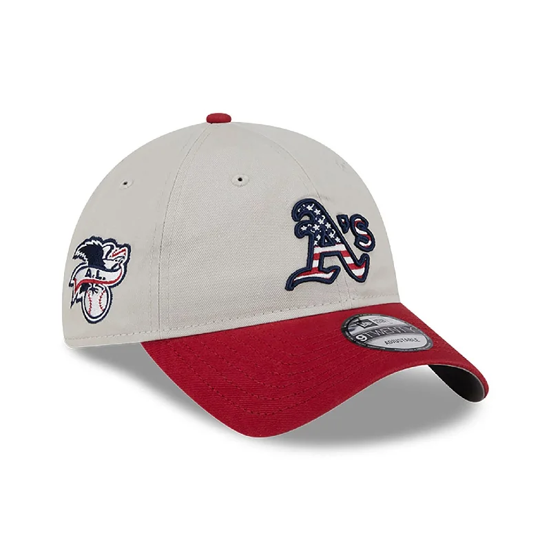 Oakland Athletics MLB 4th Of July Grey  9TWENTY Adjustable Cap