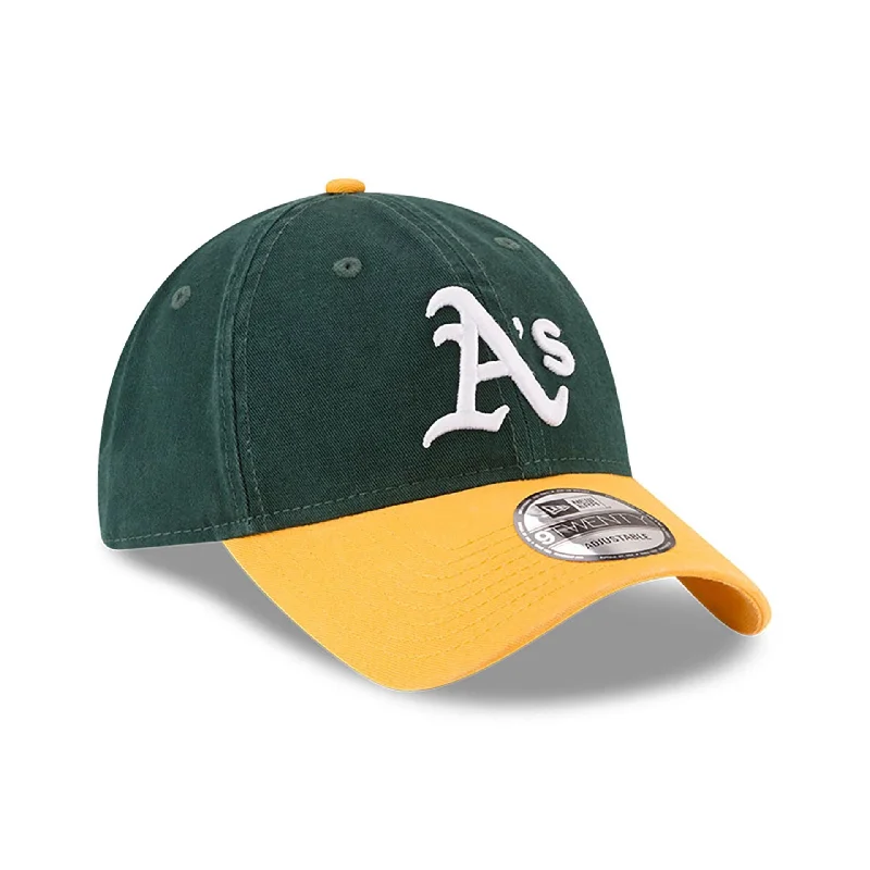 Oakland Athletics MLB Core Classic Dark Green and Yellow 9TWENTY Adjustable Cap