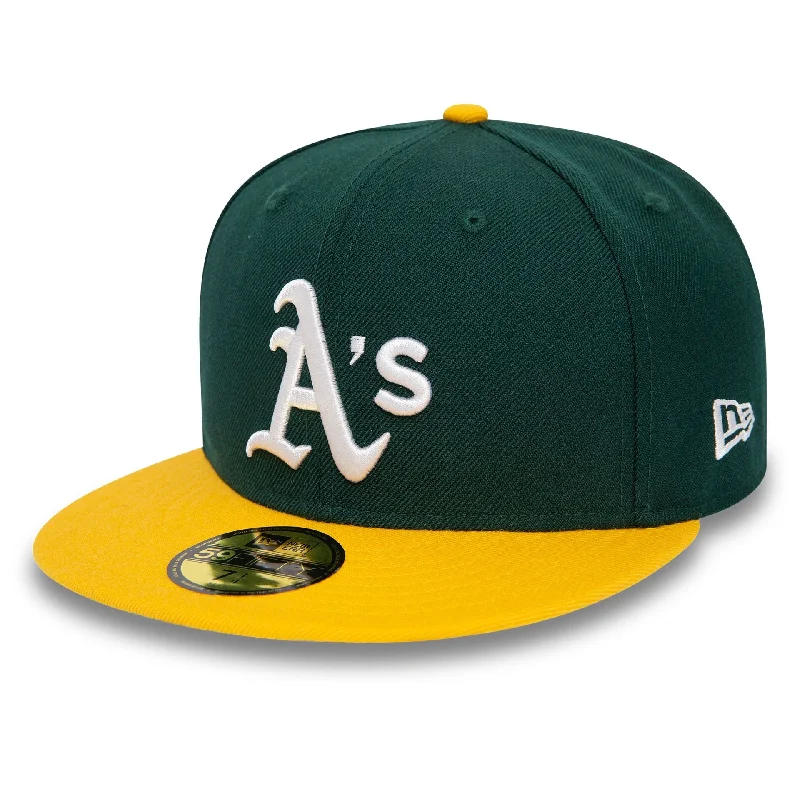 Oakland Athletics MLB Icy Patch Green 59FIFTY Fitted Cap