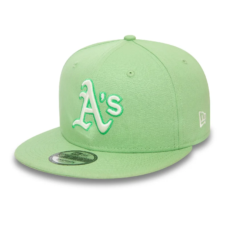 Oakland Athletics MLB Patch Bright Green 9FIFTY Snapback Cap