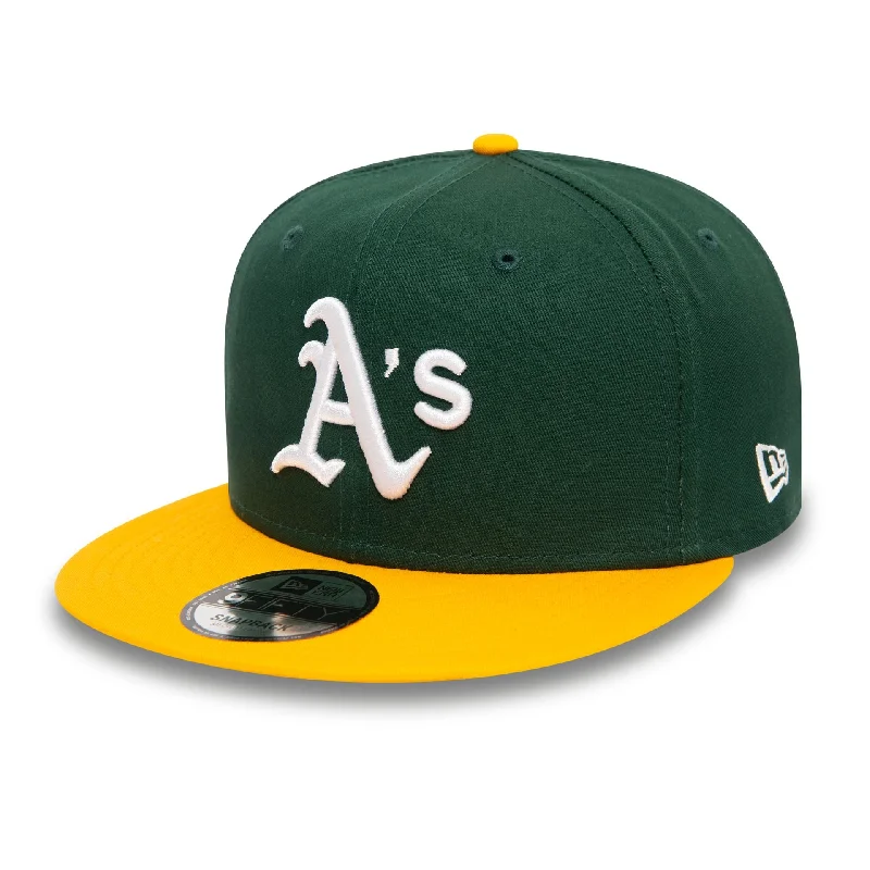 Oakland Athletics MLB Team Colour Dark Green 9FIFTY Snapback Cap