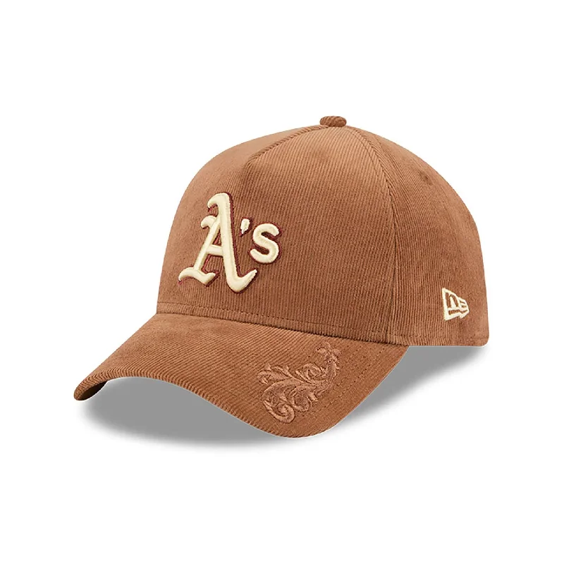 Oakland Athletics Ornamental Cord Brown 9FORTY A-Frame Adjustable Cap