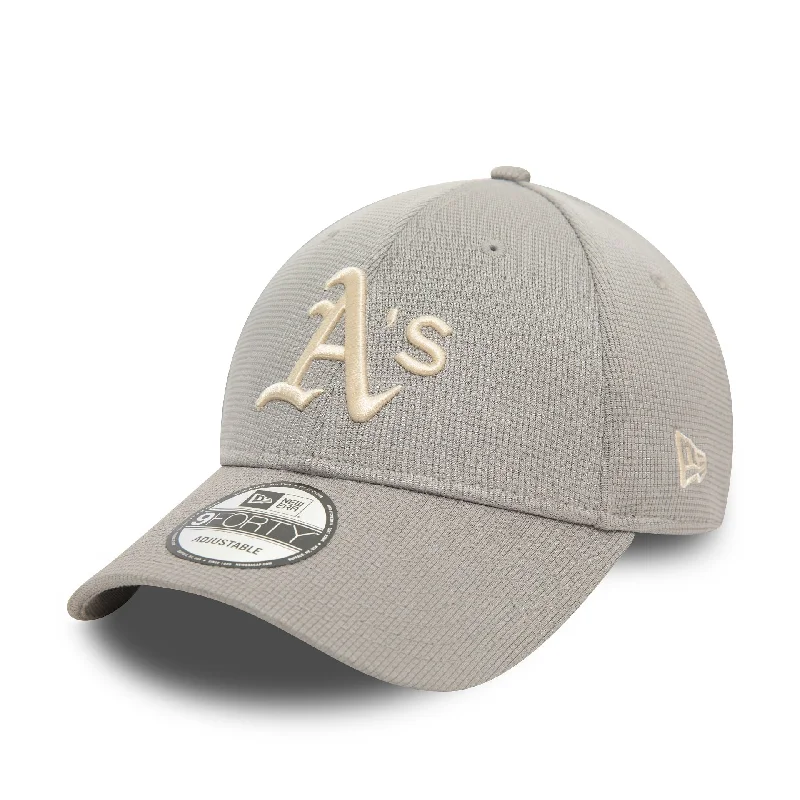 Oakland Athletics Pivot Knit Grey 9FORTY Adjustable Cap