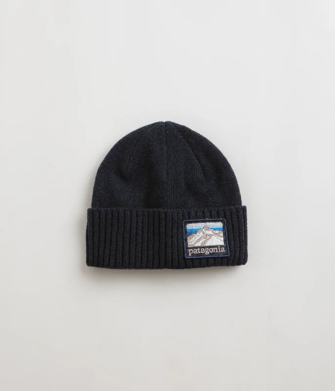 Patagonia Brodeo Beanie - Line Logo Ridge / Classic Navy