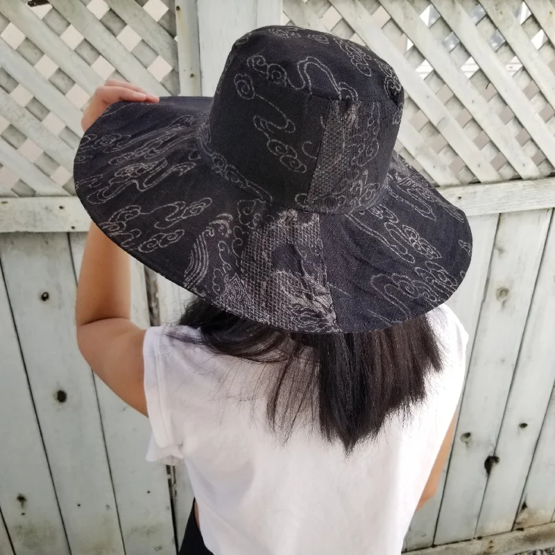 Black Dragon Cloud Sun Hat