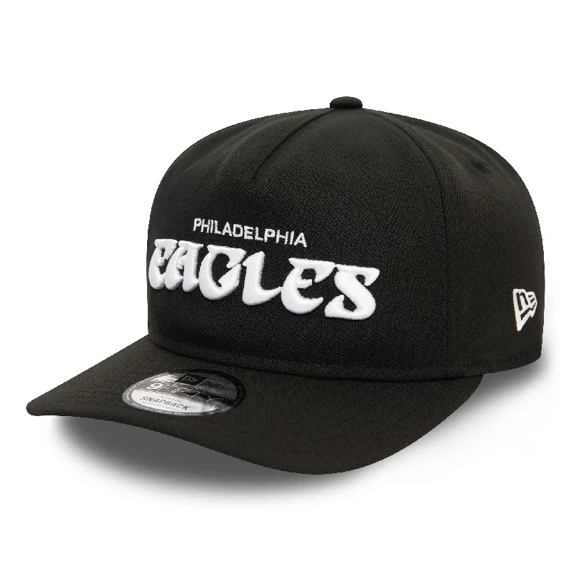 Philadelphia Eagles NFL Coaches Black 9FIFTY A-Frame Snapback Cap