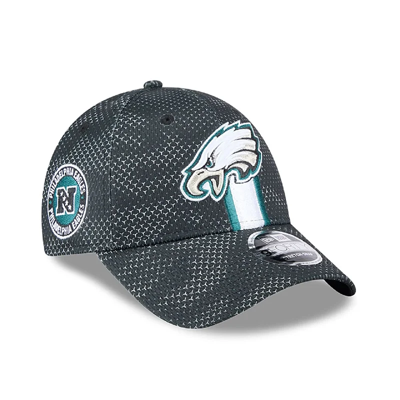 Philadelphia Eagles NFL Sideline 2024 Dark Green 9FORTY Stretch Snap Cap