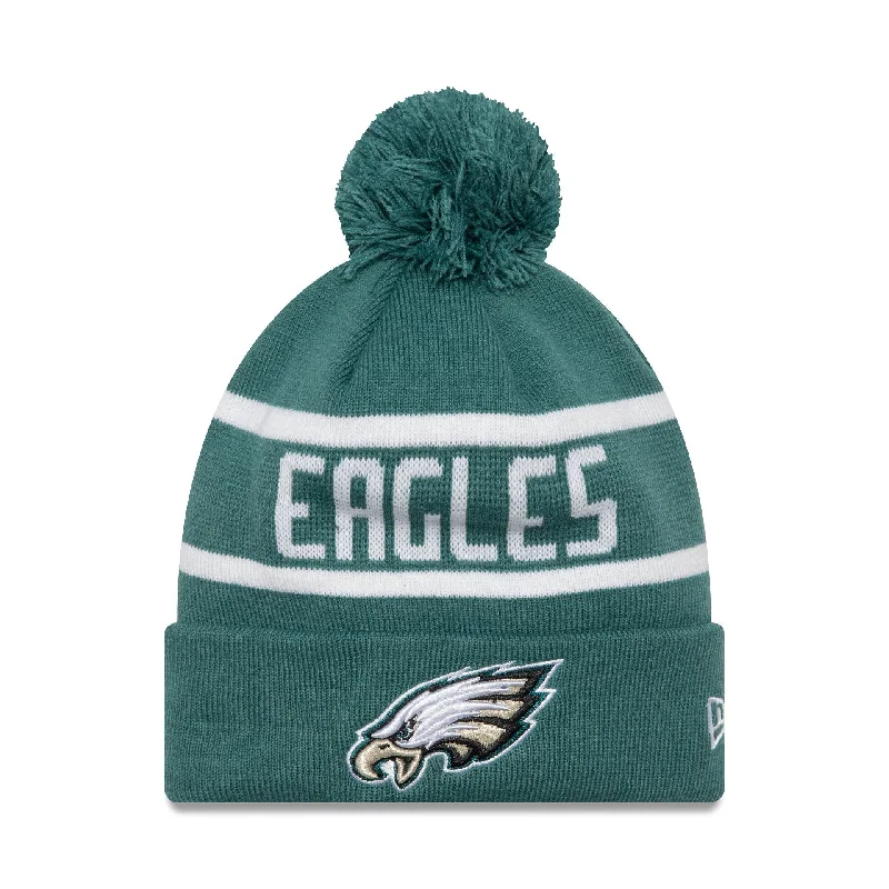 Philadelphia Eagles Official Team Colour NFL Dark Green Jake Knit Beanie Hat