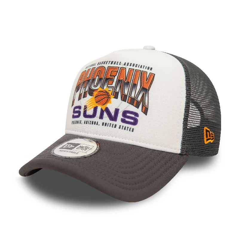 Phoenix Suns NBA Team Colour Dark Grey 9FORTY E-Frame Adjustable Trucker Cap