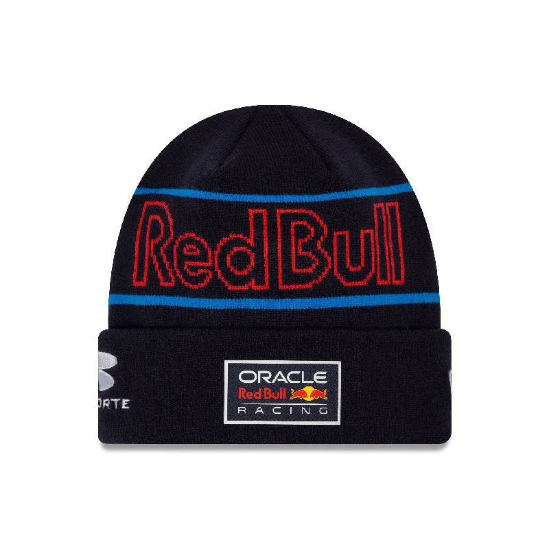 Red Bull Racing Sergio Perez Team Navy Cuff Knit Beanie Hat