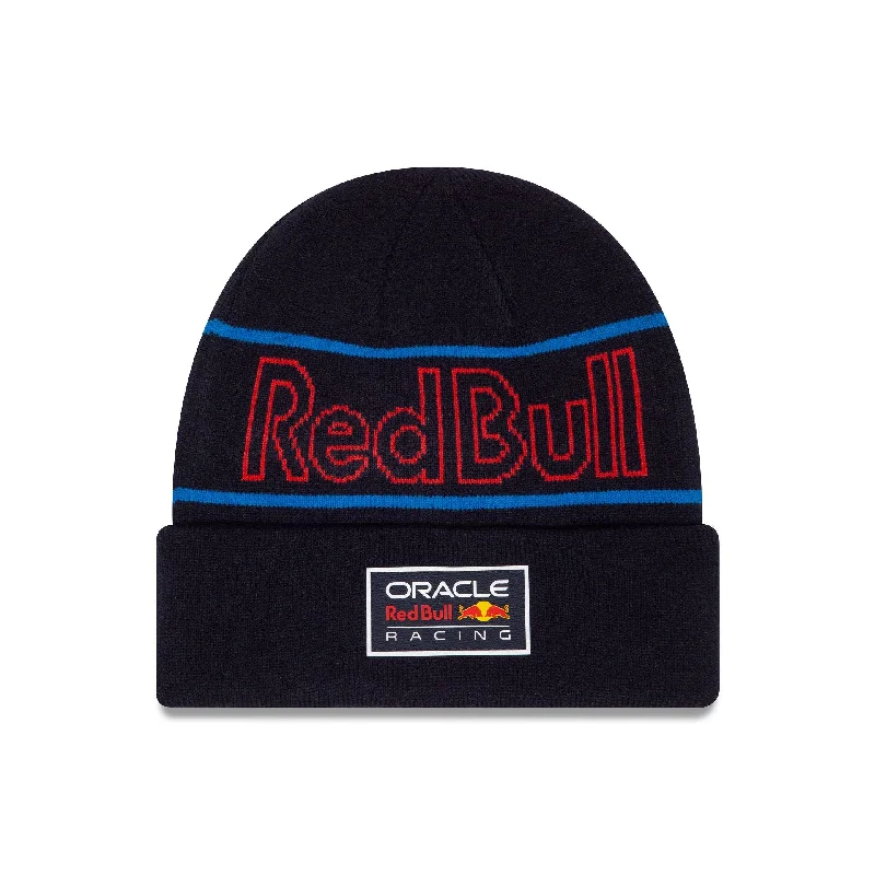 Red Bull Racing Team Dark Blue Cuff Knit Beanie Hat