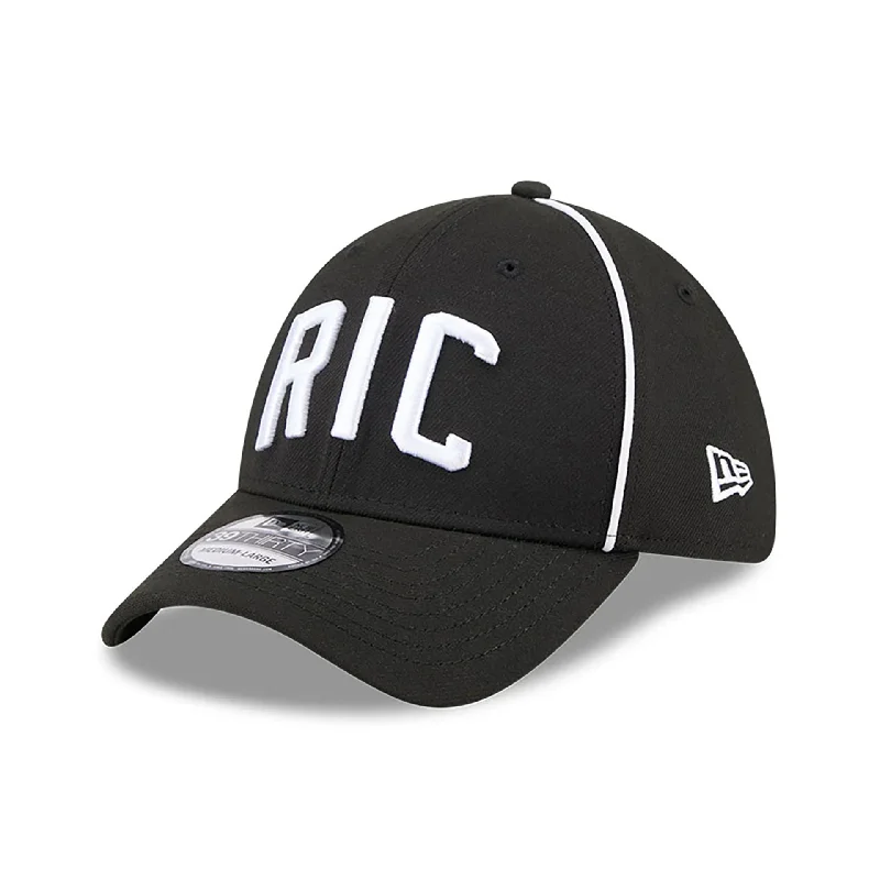 Richmond Flying Squirrels MiLB Theme Night Black 39THIRTY Stretch Fit Cap