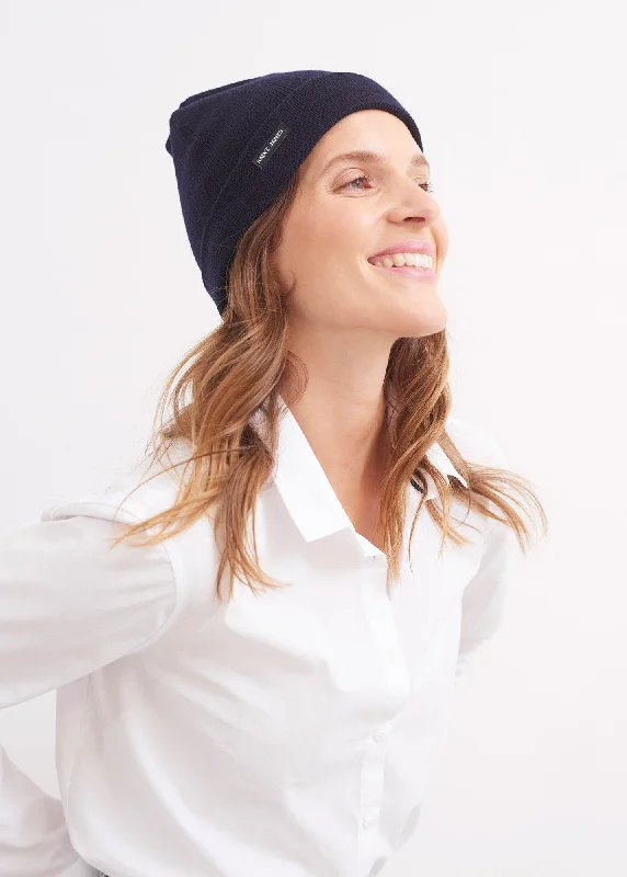 Sailor hat - in pure new wool (MARINE)