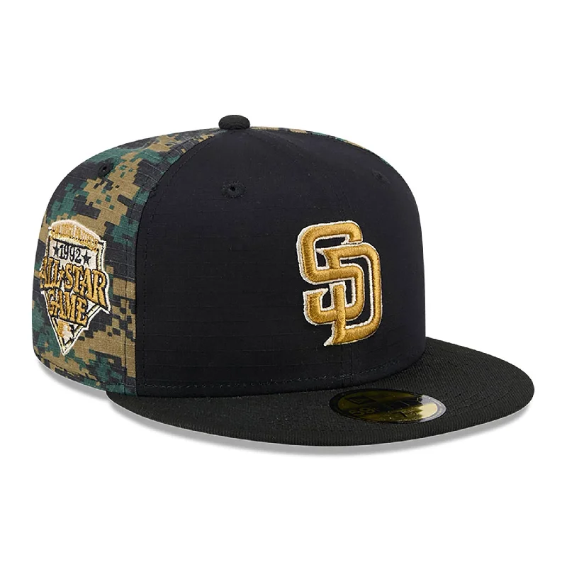 San Diego Padres Digi Camo Black 59FIFTY Fitted Cap