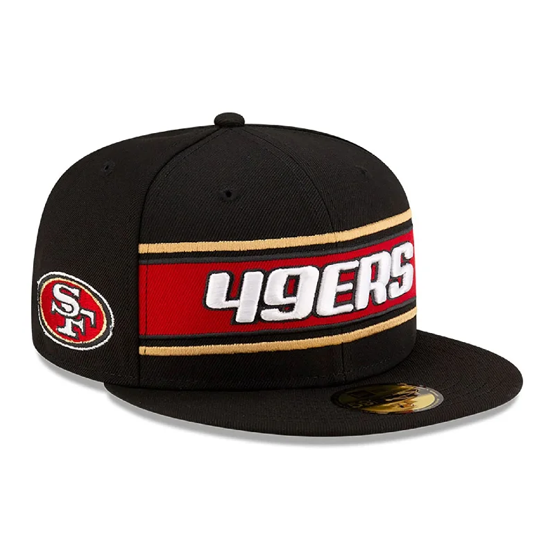 San Francisco 49Ers NFL Sideline 2024 Black 59FIFTY Fitted Cap