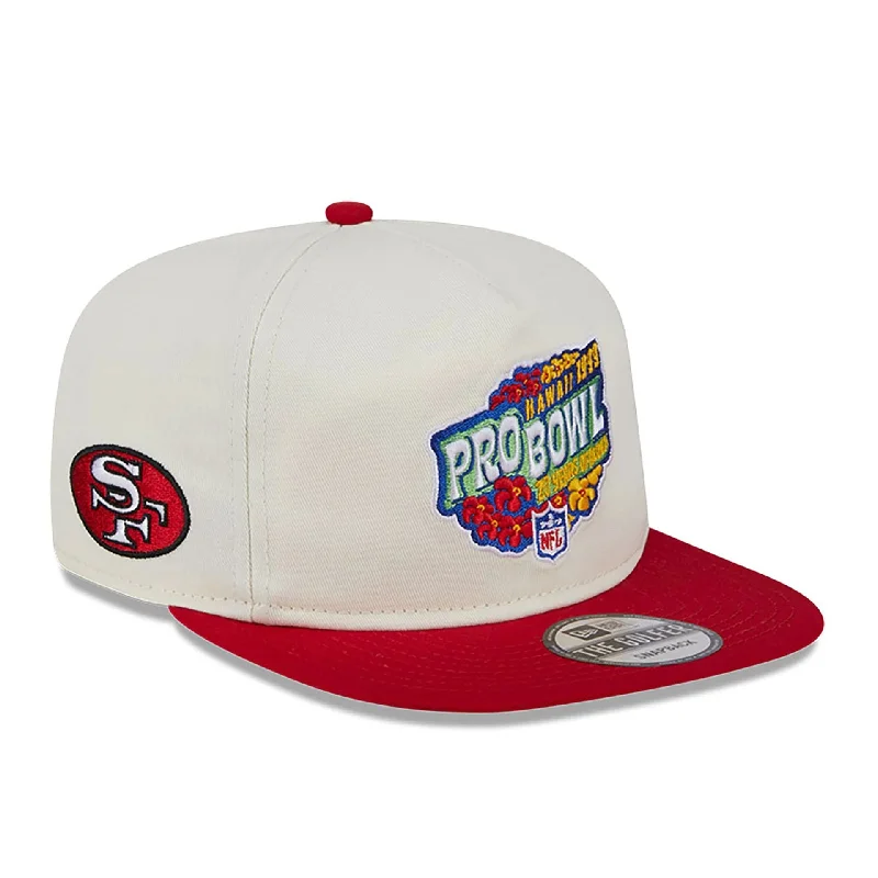 San Francisco 49ers Pro Bowl Patch White Golfer Cap